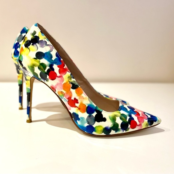 Dune London multicoloured patent heels NWOT - Picture 3 of 9